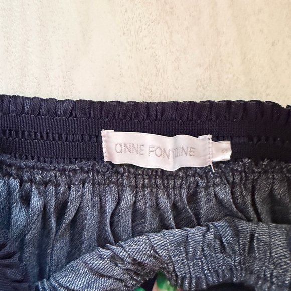 Anne Fontaine dark blue indigo  unicorn skirt Size S - Picture 3 of 4